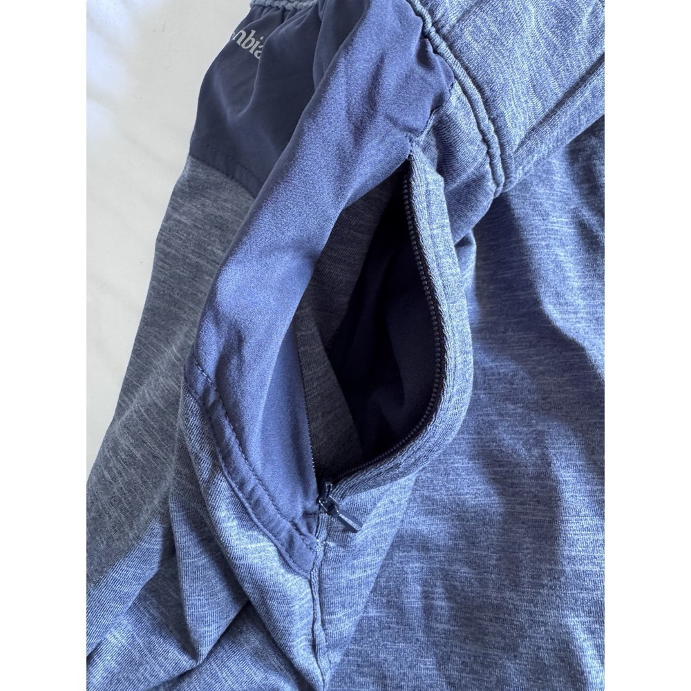 Columbia Skort Womens Medium Blue Stretch Pockets Performance Hiking Workout EUC - Picture 3 of 12